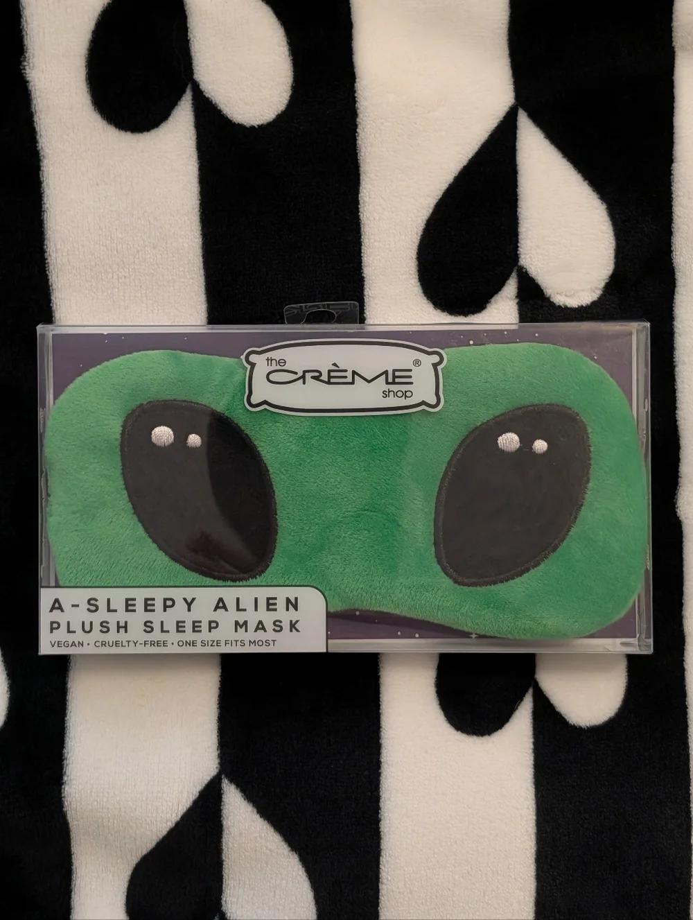 The Crème Shop A-Sleepy Alien Plush Sleep Mask Alien Eye Mask 🆕